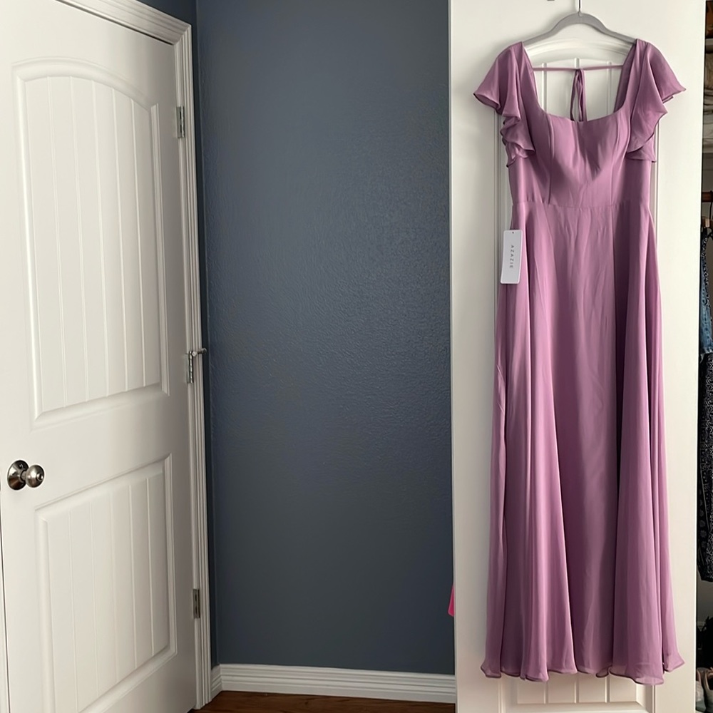 Azazie Bondi Dress color: wisteria size: A6